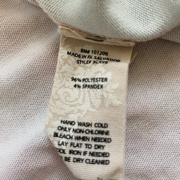 Soft Surroundings Bermuda Bay Watercolor Sweatshirt Top With Side Slits … - Picture 12 of 15